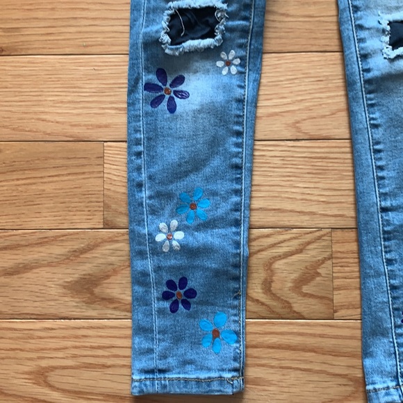 Seven for Mankind Girls size 8 - hand painted princess jeans - Picture 2 of 5